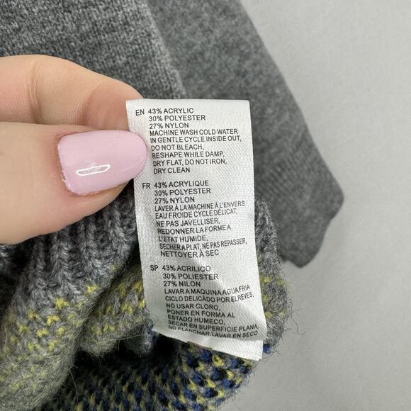 RD Style Womens Jorgina Baseball Jacket M Gray Adore You Smile Academia Cardigan - Picture 12 of 12